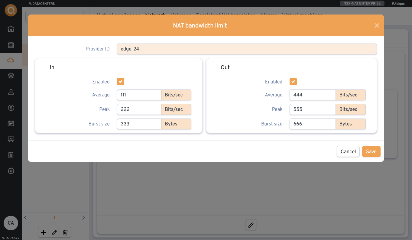 v50_vdc_net_qos-Edit_NAT_bandwidth_limit NAT Bandwidth limit